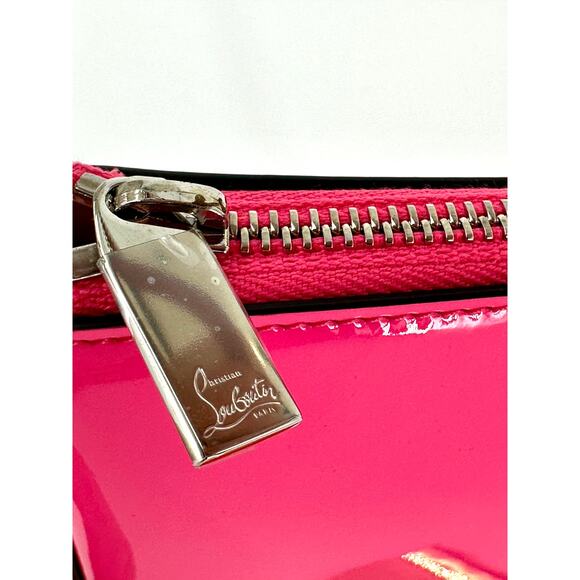 Christian Louboutin Patent Loubila Clutch in Poupidou New - Picture 7 of 15